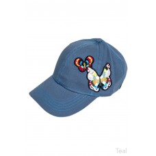 ScarvesMe C.C Cotton Unisex Multi Color Butterfly Embroidered Baseball Hat Cap  eb-74455873